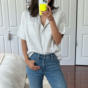 Relaxed Striped Madewell Shirt